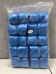 600 Pieces Disposable Plastic Shoe Cover Waterproof Shoe Cover