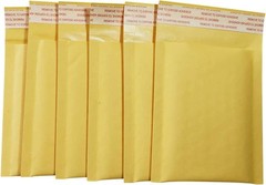 30 Pack Yellow Kraft Bubble Mailers 3.5 x 5 In Padded Shipping Envelopes Bags