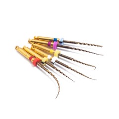 Easyinsmile 6Pcs Dental Endo Rotary Files X-Pro Gold Taper NITI Endodontic Files