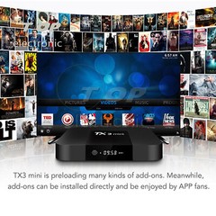 TX3 mini 4K S905W Quad Core CPU Android 7.1 TV 2.4GHz WiFi HD Media 2GB+16GB