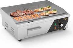ROVSUN 22″ Commercial Electric Griddle 1600W Countertop Flat Top Grill 122℉-572℉
