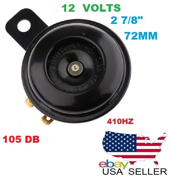 TOYOTA FORKLIFT HORN 58120-23470-71 105 DB 410 HZ 2+7/8″ 12VOLTS YA022