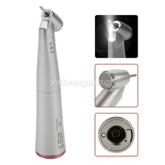 Dental 45° Angle push button head contra angle fiber optic 1:4.2 handpiece USA
