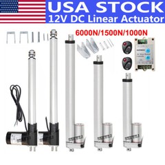 DC 12V Heavy Duty Linear Actuator 2″-18″ In Stroke Electric Motors for Door Lift