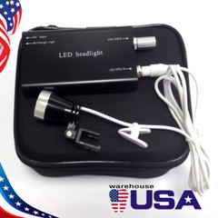USPS !!! Dental Medical LED Head Light Rechargeable Battery Portable Headlight