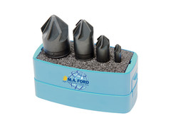 MA Ford 79000012, 82-Deg.Chatterless HSS Countersink Set, 1/4, 1/2, 3/4,1