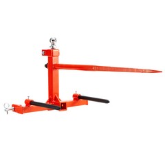 VEVOR 49″ Hay Spear Bale Spears Skid 3-Point Hitch Tractor Attachment 1600lbs