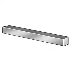 Oversized Key Stock, 12 In L, 3/4 In W, 3/4 In H, Carbon Steel, Wwg350750075012