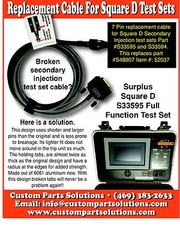 Aluminum Square D / Schneider 7 Pin Test Cable S33595 FOR FFTK NS, NT, NW TRIP