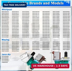 W10238100 WPW10238100 W10498992 Refrigerator Water Inlet Valve, Compatible with