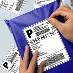 4″x6″ Direct Thermal Shipping Labels for Zebra&Rollo Printers Fanfold and Rolls