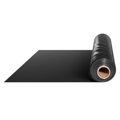 10Mil Plastic Sheeting Roll 5 x 100 FT Heavy Duty Polyethylene Black