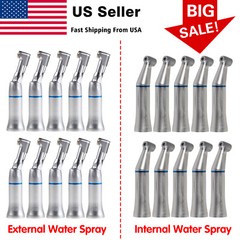 Dental low Speed Handpiece Contra angle Inner water spray/External For NSK