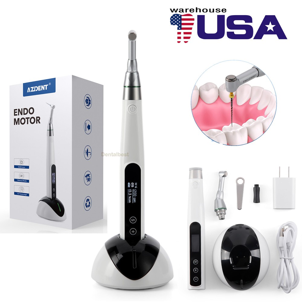Dental Cordless LED 16:1 Endo Motor / Apex Locator Root Canal Finder /Endo File
