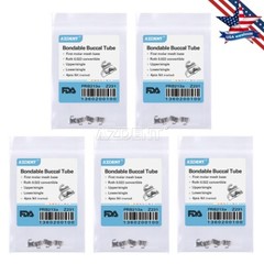 5Packs Dental Orthodontic Bondable Buccal Tube ROTH 022 1st Molar Convertible