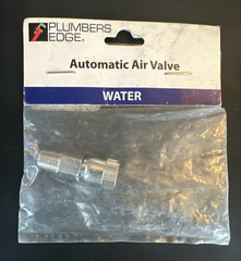 PLUMBERS EDGE, Automatic Air Valve Hot Water Radiator Vent 1/8″ male Threaded