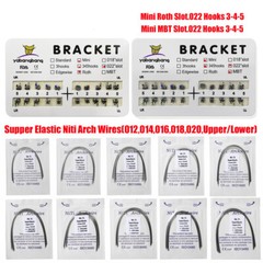 Dental Orthodontics Brackets Braces /Supper Elastic Niti Round Arch Wires ty