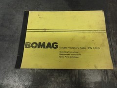 Bomag BW60HG Double Vibratory Roller Operating Instruction Manual