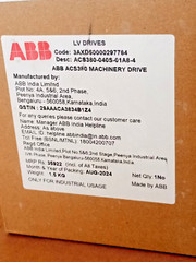 1PC- ABB ACS380-040S-01A8-4 LV AC machinery drive module 0.75Hp, 1.6A,480V- NEW