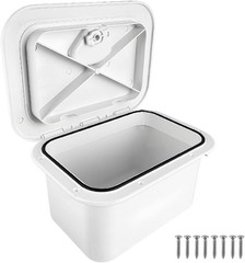 Marine ABS Storage Box with Deck Cover Hatch Lid Fishing Tackle Boxes For Boats