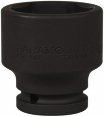 Paramount 43mm Metric Socket, 3/4″ Drive, 6 Points, 2-7/16″ Overall Length