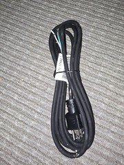 Power Cord, 11.5 Ft., Blk, 1TNA2