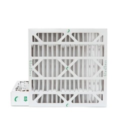 20x20x4 MERV 13 Pleated Air Filters by Glasfloss. 2 Pack (Actual Depth: 3-3/4″)