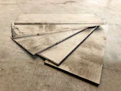 5 Pieces – Titanium Sheet 6AL4V 2″ x 6″ X .090″