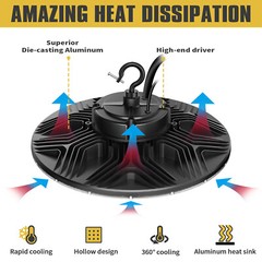240W 480V UFO LED Shop Lights 5000K High Bay Industrial Lightihng Warehouse Lamp
