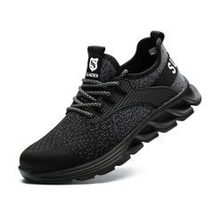 SUADEX Steel Toe Shoes for Men Women Indestructible Safety Work Tennis Shoes