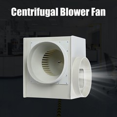 300W Lab Centrifugal Extractor Fan Blower Fume Hood Chemical Cabinet 1450r/min