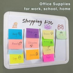 20 Pads Notes 10 Colors 1.5 x 2 Inches Small Post It Notes 100 Sheets