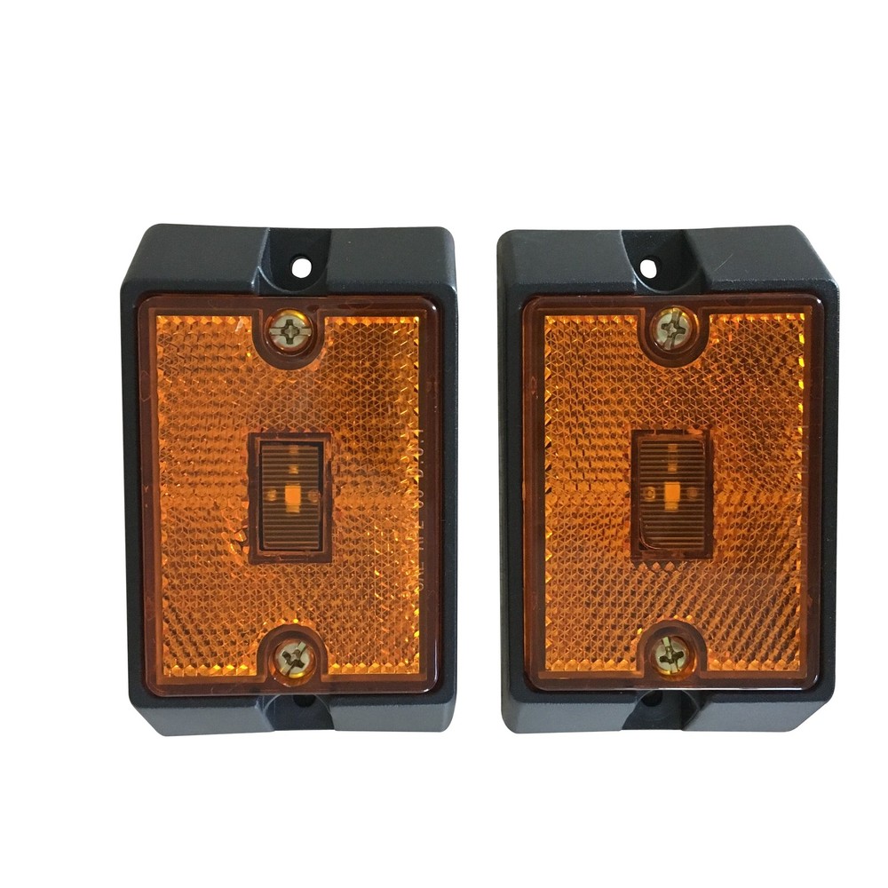 MaxxHaul 80745 LED Amber Light Side Marker 2 Pack