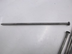 18-Pounds 10″ OAL Steel Nail 1/2″ Flat Head