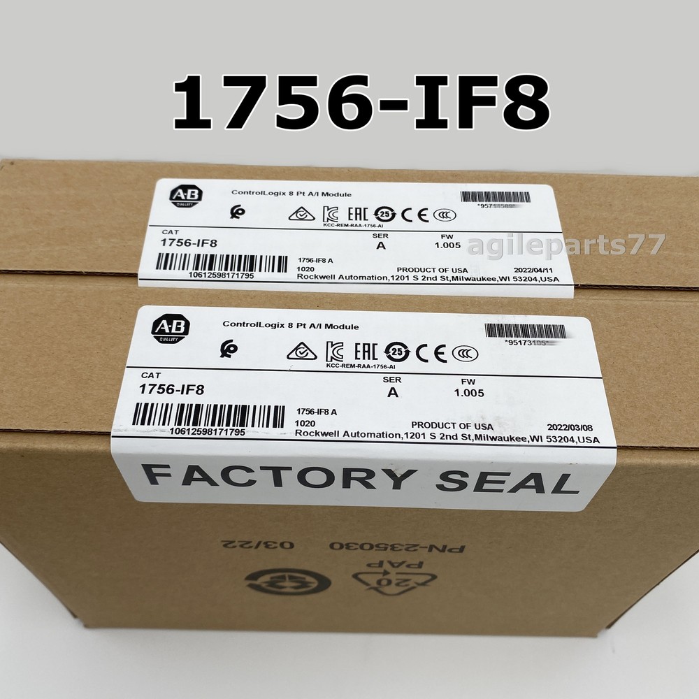 NEW 1756-IF8 AB ControlLogix Point A/I Module NEW Factory Sealed 1756IF8 US