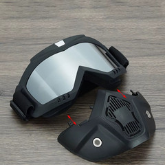 Safety Work Full Face Mask Shield & Goggles, Construction Eye Protection Eyewear