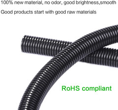 Split Conduit Wire Loom Tubing Wrap Protector Cable Sleeve Flex Polyethylene