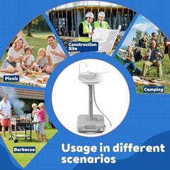 Electric Portable Sink Hand Wash Station – 18L Capacity with USB Port or Battery