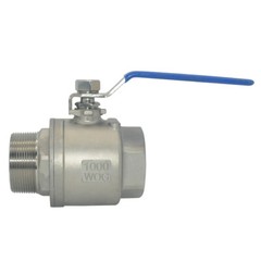 US Stock 2″ inch NPT threaded MALE to Female Full Port Ball Valve Stainless 304