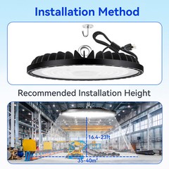 20Pcs 300W UFO Led High Bay Lights Industrial Commercial Light Fixture 90-277V