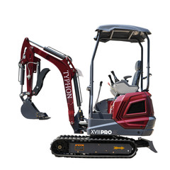 New TYPHON TERROR XVII PRO Mini Excavator 3800lb Kubota D902 Diesel w Boom Swing