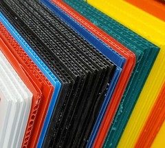 10 Pack Sibe-R-Plastics Corrugated Plastic 12″ x 24″ Vertical Assort colors