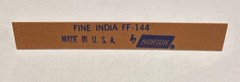 Norton FF-144 Triangular File (Fine)1/2″ 1/2×1/2×4”India Stone ,320 Grit