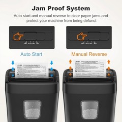 6 Sheet Micro Cut Shredder – High Security for Home/Office Use, 4.2 Gallon Bin