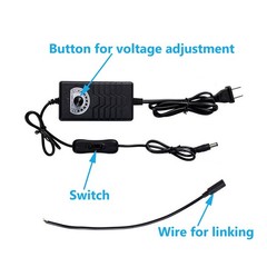 Reciprocating Linear Actuator Motor 24V 150MM 6″ 120RPM Controller DIY US Plug