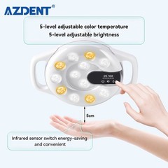 8 Types Dental LED Lamp Oral Light For Unit Chair adjustable Induction Sensor