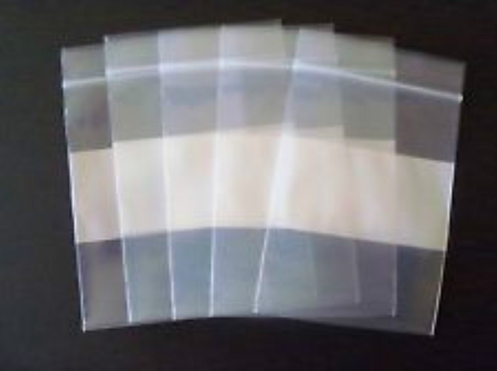 100 2″x2″ white block small zip bags 2mil