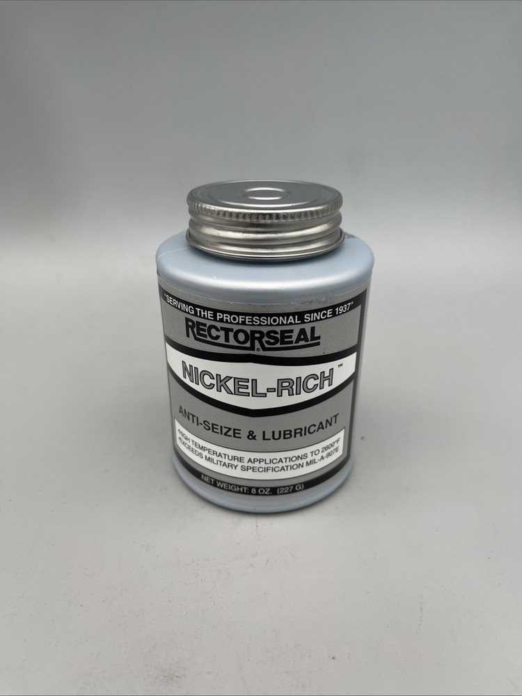 Rectorseal 73851 Anti Sieze, Nickel, 8 Oz, Brush Top Can New