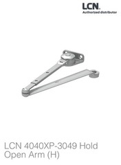 “NEW 2026” LCN 4040XP 689 H Arm , Hold Open Arm , Aluminum , US26D Silver