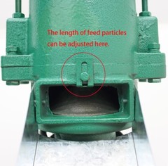 2Roller Animal Feed Pellet Mill Machine Body Granulator Just Body No Pellet 220V
